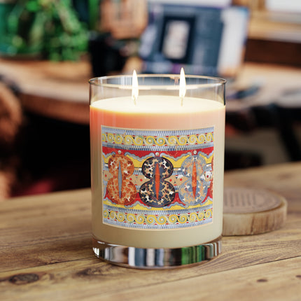 Reproduction of the Shield Frieze Scented Candle - Full Glass, 11oz