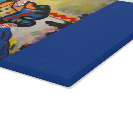 A Mulher by Amadeo de Souza-Carosa Glass Cutting Board