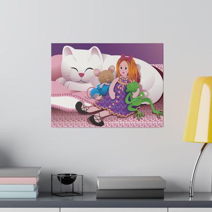 Joy of Friendship – Whimsical Cat, Mouse, and Rag Doll Dreamtime