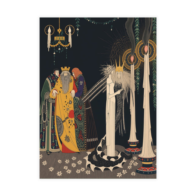 👑🕯️ The Midnight Court Postcard Bundles – Art Deco Royal Fantasy