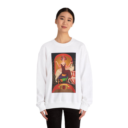 January & Garnet (from the Gem Series) by Sofia Chiostri Heavy Blend™ Crewneck Sweatshirt