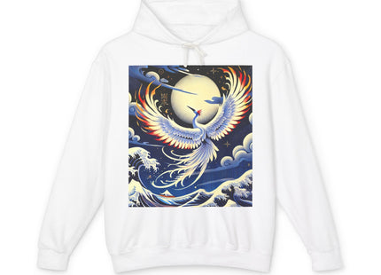Majestic White Crane Hoodie