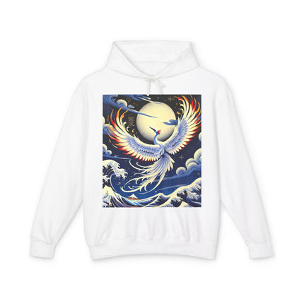 Majestic White Crane Hoodie