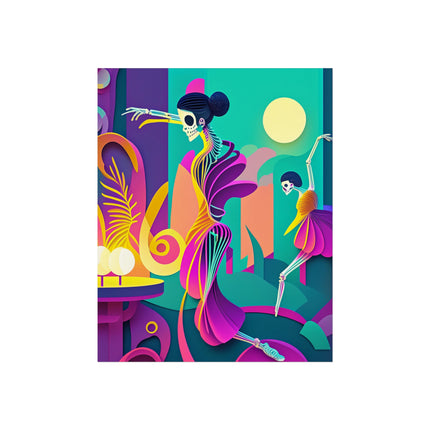Dance of the Skeleton Ballerinas Fine Art Posters