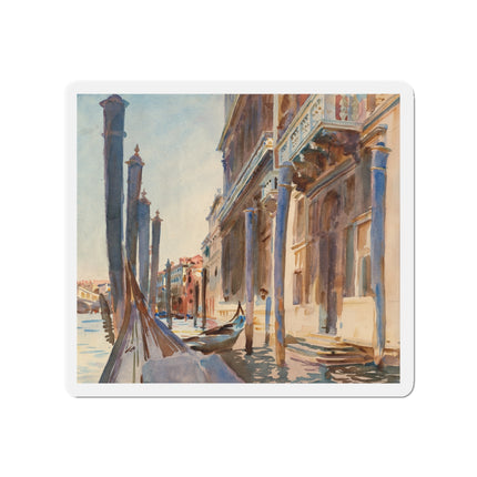 Gondola Moorings on the Grand Canal by John Singer Sargent Die-Cut Magnets (5 Sizes)