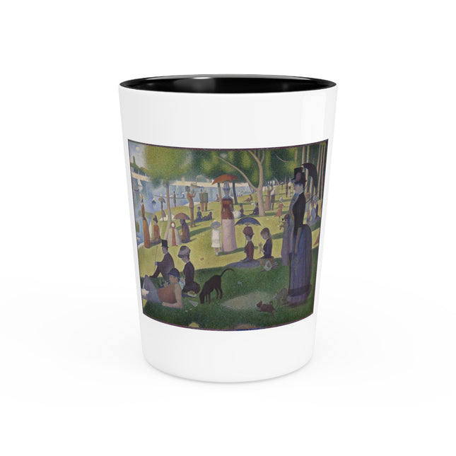 A Sunday on La Grande Jatte by Georges Seurat Ceramic Shot Glass