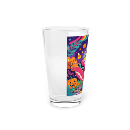 🌙🎃 The Lady Of Moonbeam Hollow Glass, 16oz – Whimsical Halloween Charm