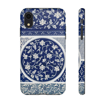 Blue Flower Pattern by Owen Jones Phone Cases
