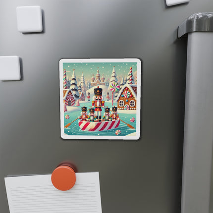 Nutcracker Candy-Striped Adventure Die-Cut Magnets (5 Sizes)