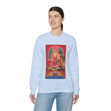 July & Ruby (from the Gem Series) by Sofia Chiostri Heavy Blend™ Crewneck Sweatshirt