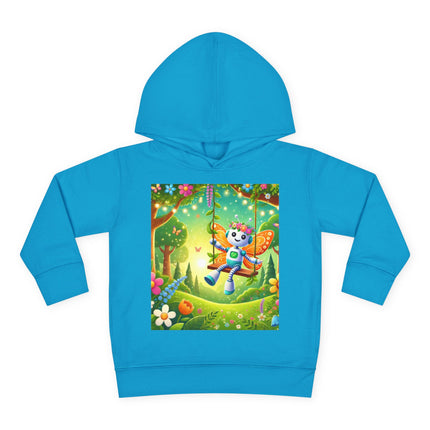 Robot Fairy Toddler Pullover Fleece Hoodie