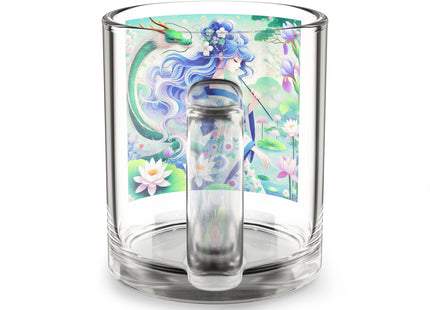 Fairy of the Koi Pond Glass Mug, 10oz