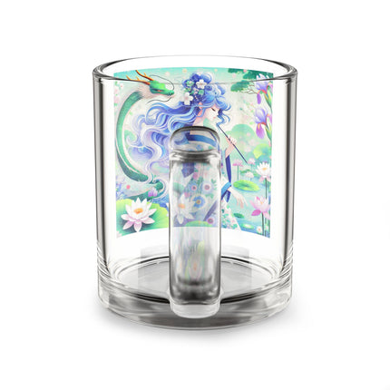 Fairy of the Koi Pond Glass Mug, 10oz