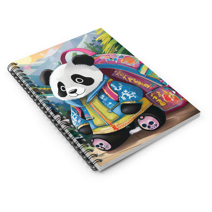 Baby Panda Spiral Notebook - Ruled Line