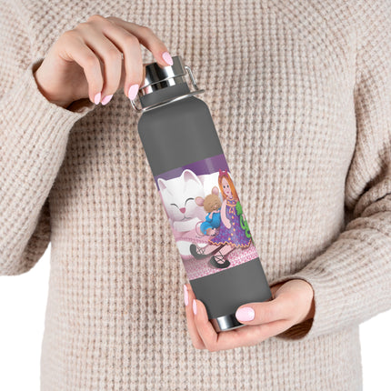 Joy of Friendship Copper Vacuum Insulated Bottle, 22oz