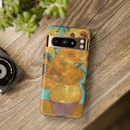 Vase with Twelve Sunflowers by Vincent Van Gogh Phone Cases