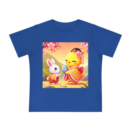 Whimsical Springtime Exchange Baby Short Sleeve T-Shirt