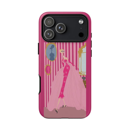 Lady in Pink Phone Case – Graceful Sophistication