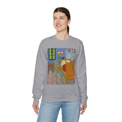 The Bedroom by Vincent van Gogh Heavy Blend™ Crewneck Sweatshirt
