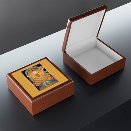 June & Pearl, Alexandrite (from the Gem Series) by Sofia Chiostri Jewelry Box