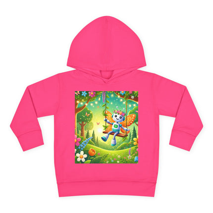 Robot Fairy Toddler Pullover Fleece Hoodie