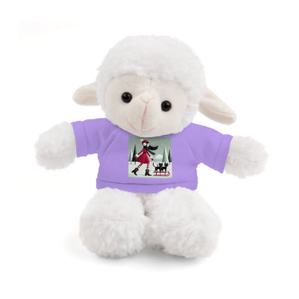 Red Sled & Curious Cats Stuffed Animals with Tee