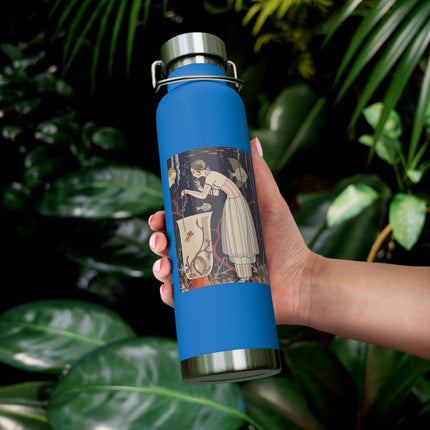 L'Etourdissant Petit Poisson (The Dazzling Little Fish) by George Barbier Copper Vacuum Insulated Bottle, 22oz