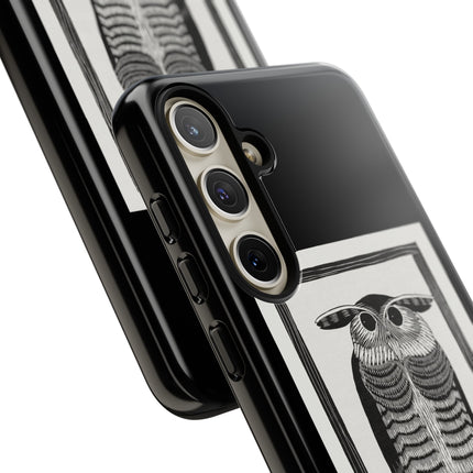 Horned Owl by Samuel Jessurun de Mesquita Phone Cases