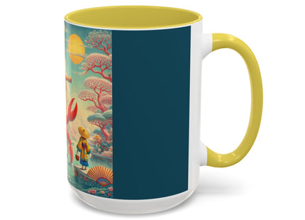 The Celestial Crab Navigator Colorful Mugs (11oz, 15oz)