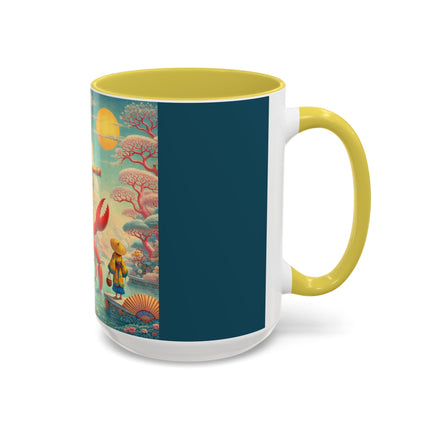 The Celestial Crab Navigator Colorful Mugs (11oz, 15oz)