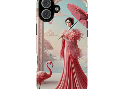 Petals, Porcelain, and Flamingos Phone Cases