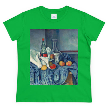 The Peppermint Bottle by Paul Cézanne Women's Midweight Cotton Tee