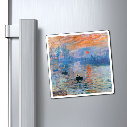 Sunrise by Claude Monet Magnets (3 Sizes)