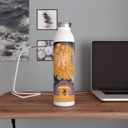 November & Topaz (from the Gem Series) by Sofia Chiostri Slim Water Bottle