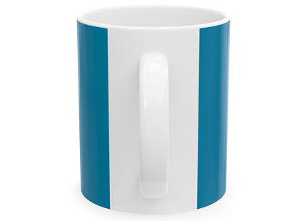 March & Aquamarine (from the Gem Series) by Sofia Chiostri Ceramic Mug 11oz