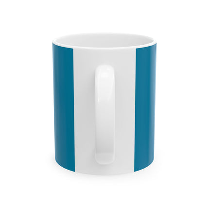 March & Aquamarine (from the Gem Series) by Sofia Chiostri Ceramic Mug 11oz