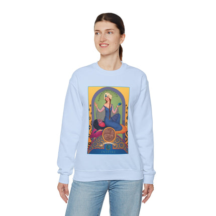 December & Tanzanite (from the Gem Series) by Sofia Chiostri Heavy Blend™ Crewneck Sweatshirt