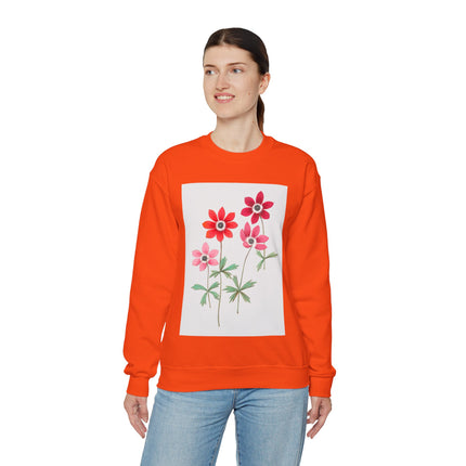 Anemoon, Anemone by Anselmus Boëtius de Boodt Heavy Blend™ Crewneck Sweatshirt