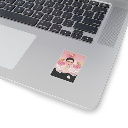 Pierrot & Fairies Dressed in Pink by Sofia Chiostri Kiss-Cut Stickers (4 Sizes)