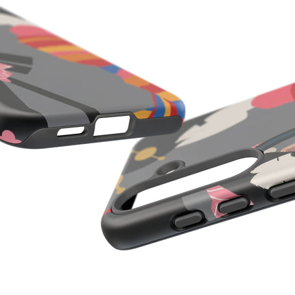 Geisha Mirror Phone Case – Elegant Reflection & Timeless Beauty