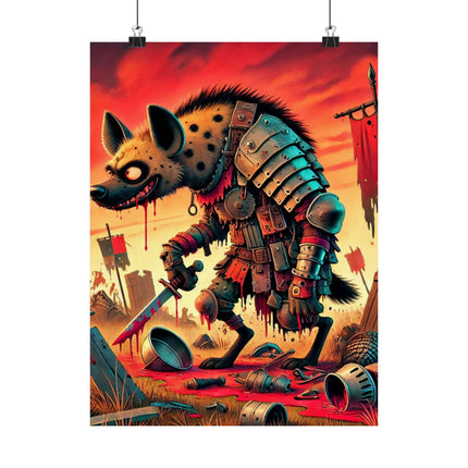 🦴🐾 The Cunning Scavenger Matte Vertical Poster – Survival, Strategy & Dark Fantasy