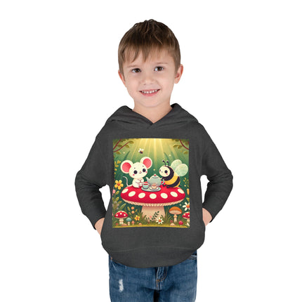 Tea Time Friends Toddler Pullover Fleece Hoodie