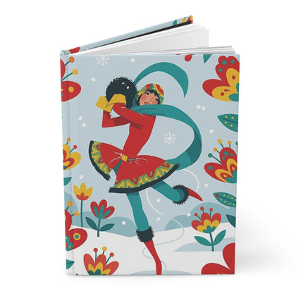 🐦❄️ The Winter Raven Embrace Hardcover Journal – Whimsical Holiday Fantasy