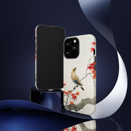 Japanese Bird on Maple by Ohara Koson Phone Cases
