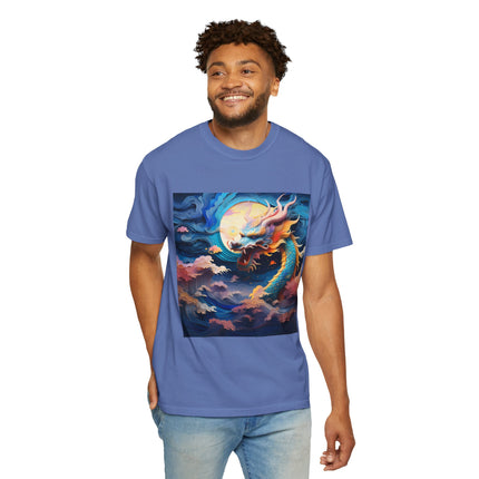 A Dragon's Ascent Unisex Garment-Dyed T-shirt