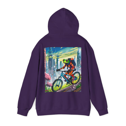 Cyberpunk Frog – Heavy Blend™ Hooded Sweatshirt