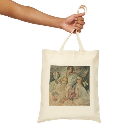 Les Femmes Fatales by Gerda Wegener Cotton Canvas Tote Bag