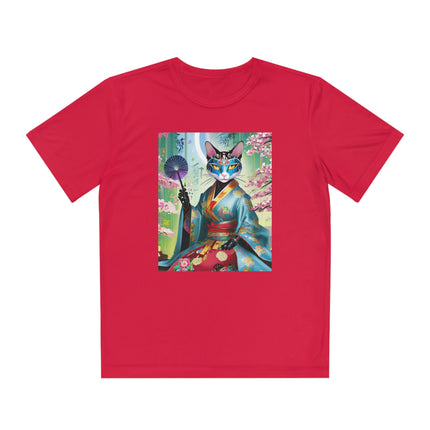 Cyberpunk Geisha Youth Competitor Tee
