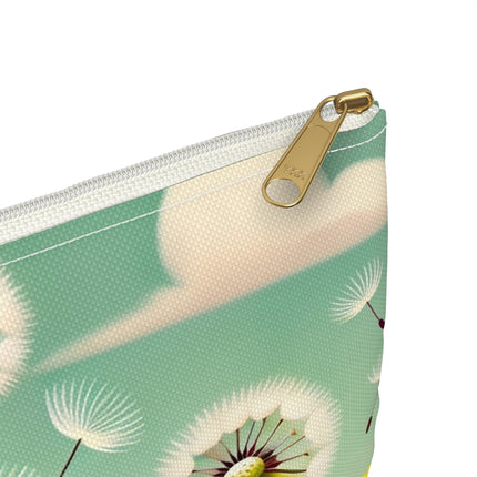 Geisha Kitten and the Dandelion Wish Accessory Pouch – Gentle Wish & Quiet Wonder