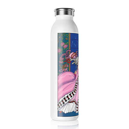 The Jealous Parrot by George Barbier Slim Water Bottle